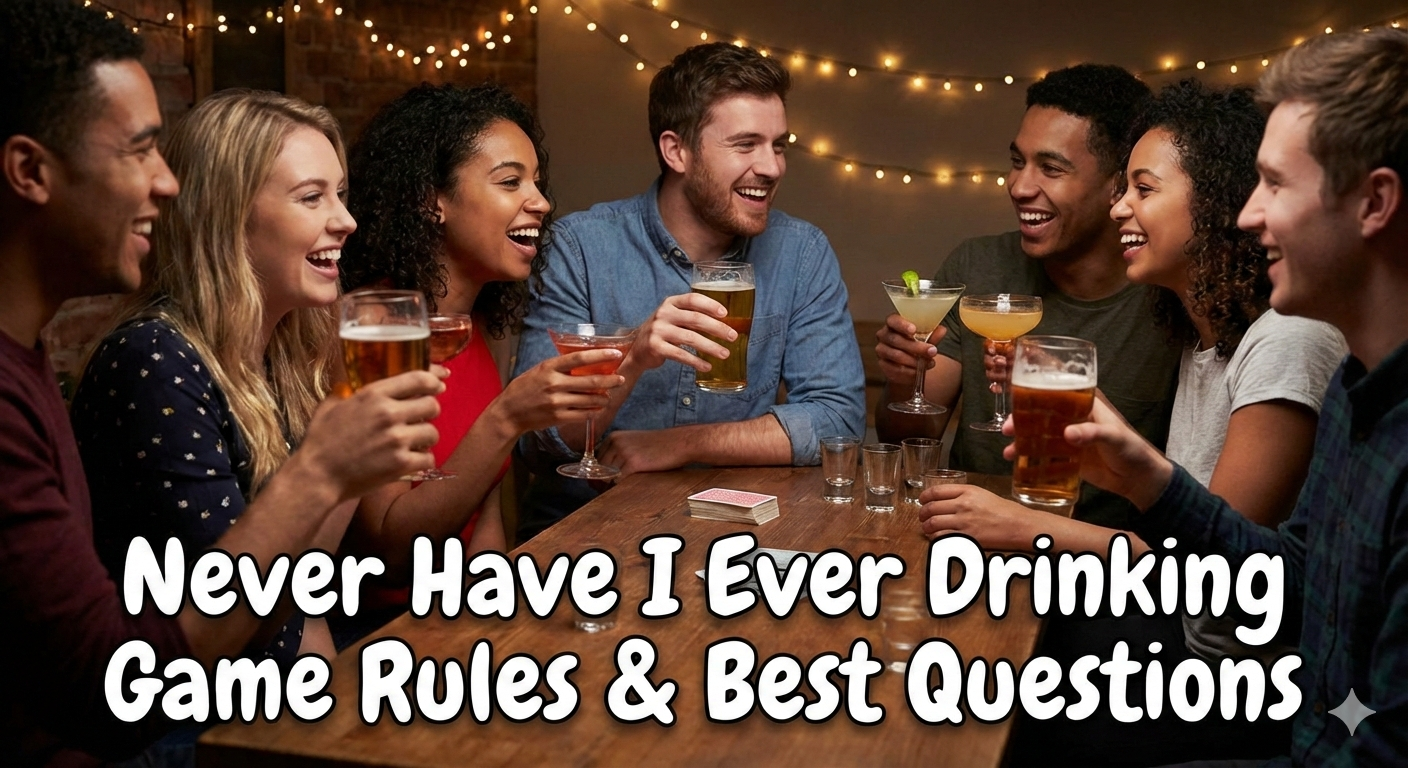 Never Have I Ever Drinking Game Rules & Best Questions